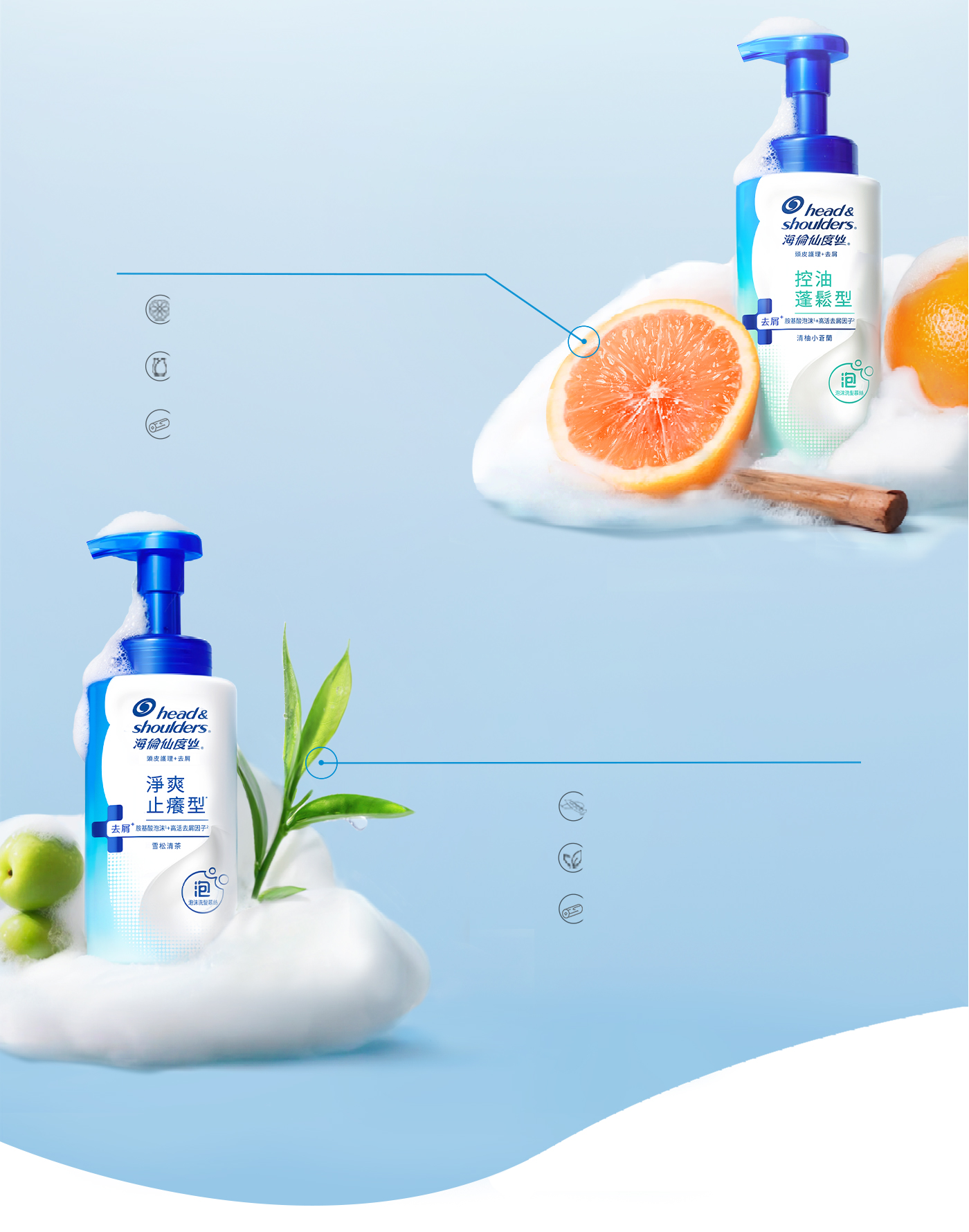 控油蓬鬆型 淨爽止癢型